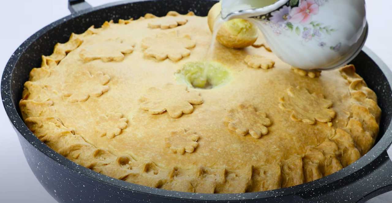 Татарский пирог с мясом и картофелем Зур Бэлиш-Шаг 15