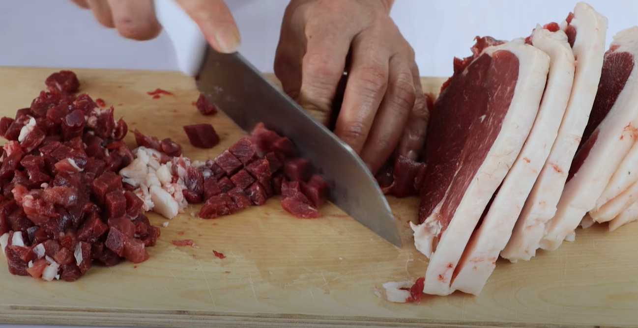 Татарский пирог с мясом и картофелем Зур Бэлиш-Шаг 1