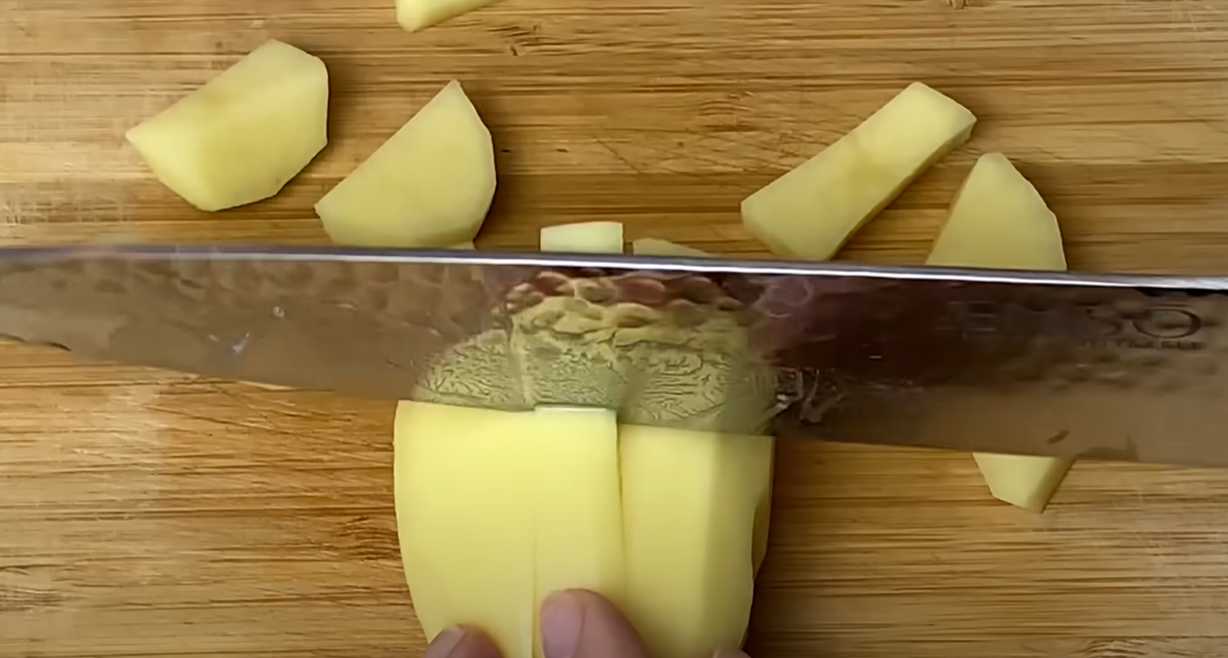 Классический тыквенный суп со сливками и картошкой-Шаг 7