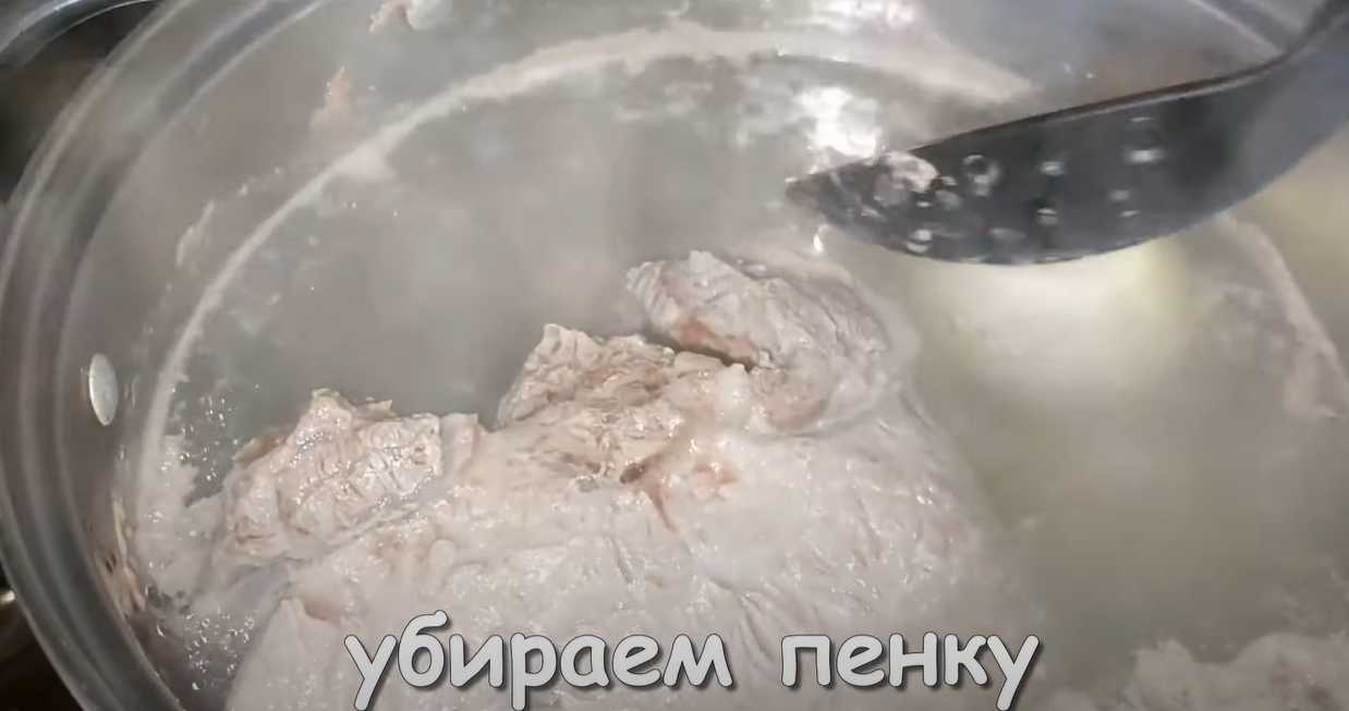 Классический мясной суп с овощами-Шаг 3