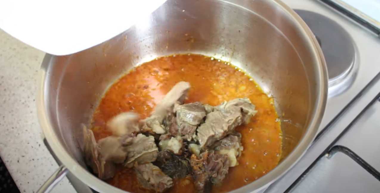 Классический мясной суп с перловкой-Шаг 8