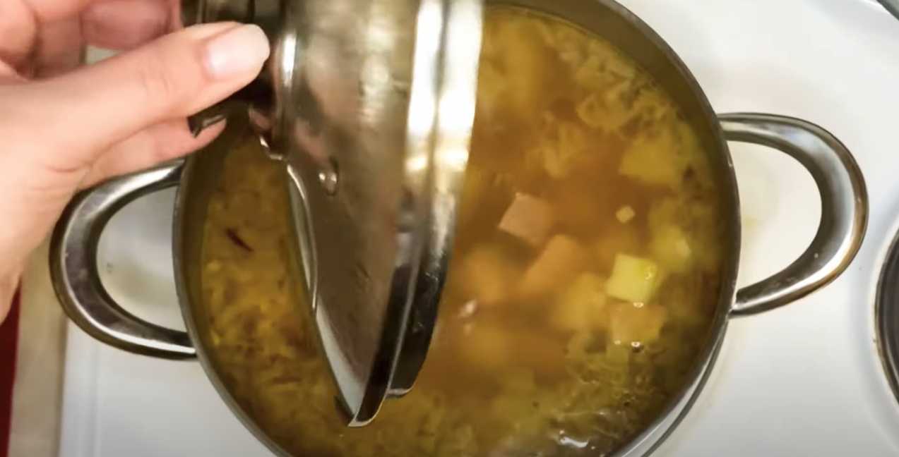 Классический суп с мясом свинины-Шаг 10