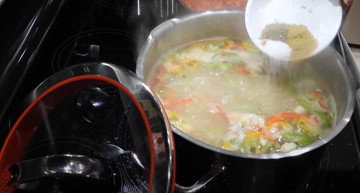 Классический фасолевый суп с мясом-Шаг 8