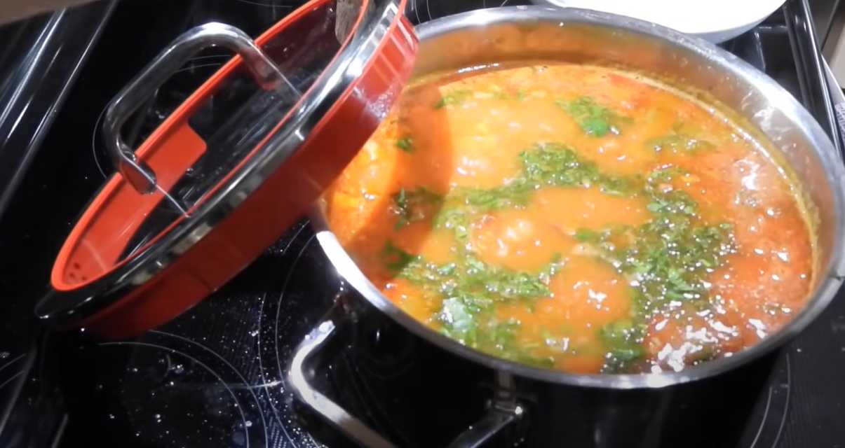 Классический фасолевый суп с мясом-Шаг 12