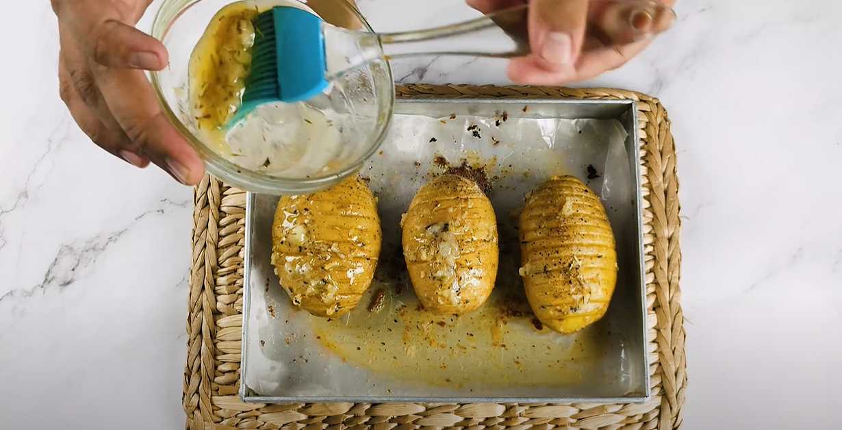Запеченный картофель Хассельбак-Шаг 8