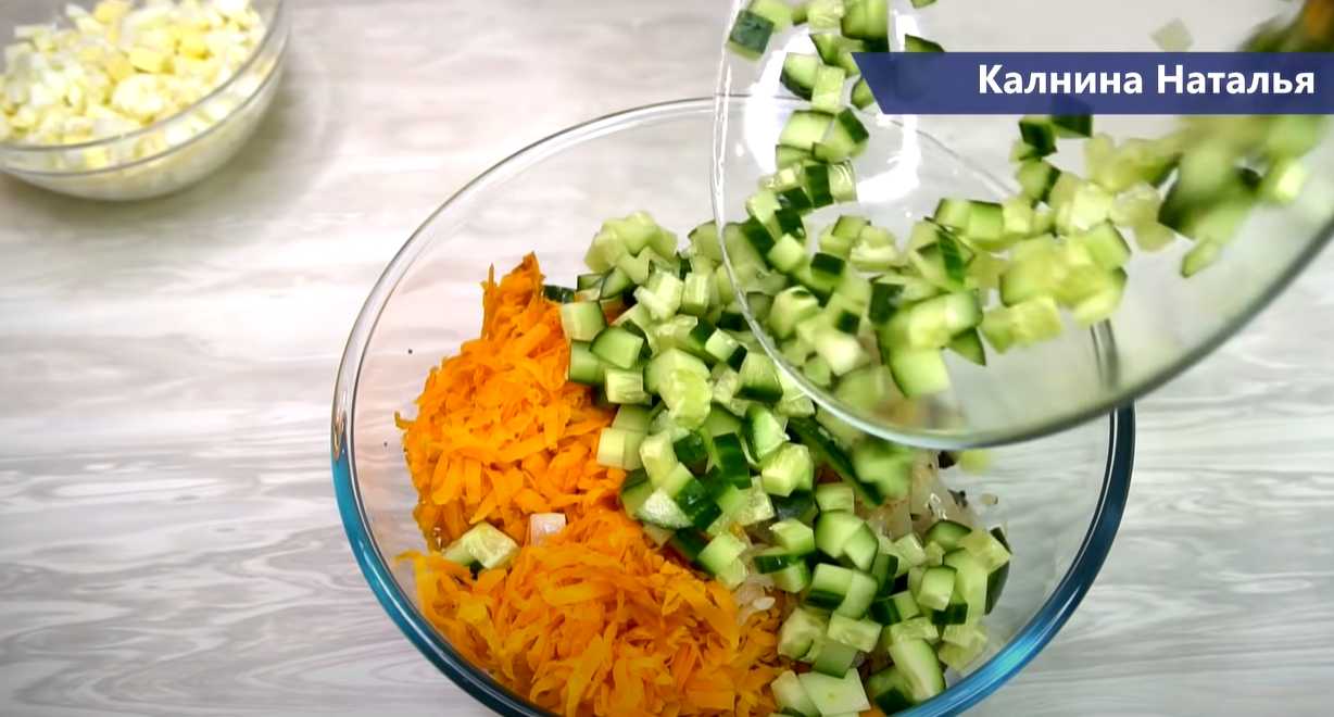 Классический салат из куриной печени-Шаг 10