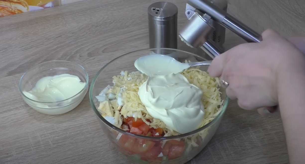 Классический салат с креветками-Шаг 6