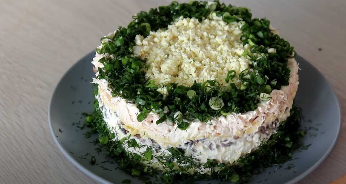 Салат с курицей и грибами-Шаг 19
