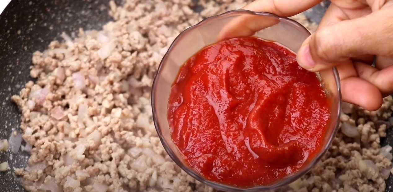 Картофельные шарики с говядиной в тесте-Шаг 5