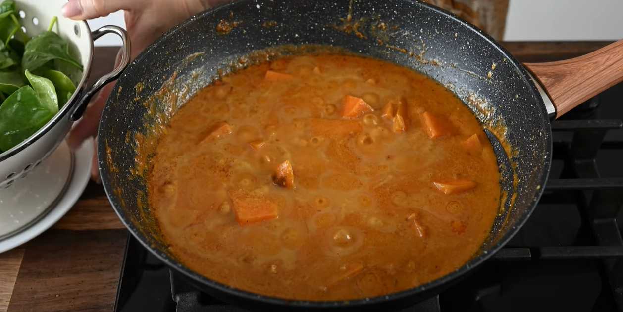 Сладкий картофель в кокосовом молоке-Шаг 8