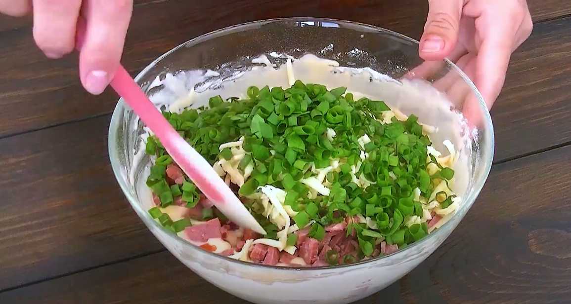 Лепешки с овощами и зеленью-Шаг 4