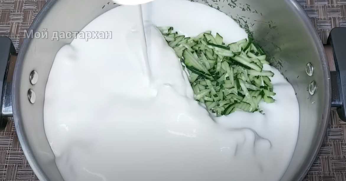 Холодный борщ с вареной свеклой-Шаг 8