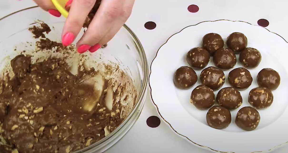 Домашние шоколадные конфеты с орехами-Шаг 6