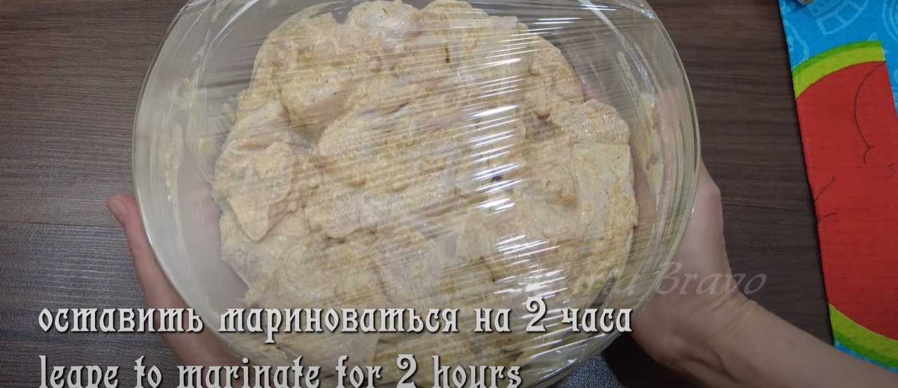 Шашлык из курицы в духовке-Шаг 4