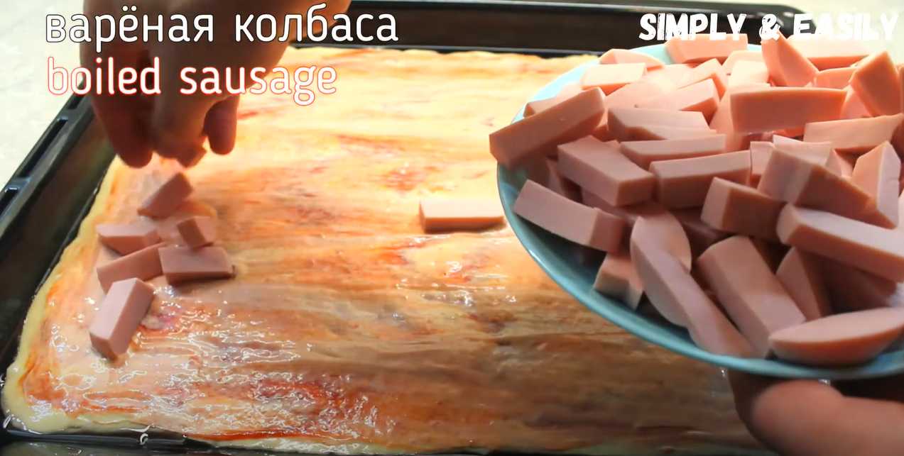 Быстрая пицца в духовке-Шаг 8