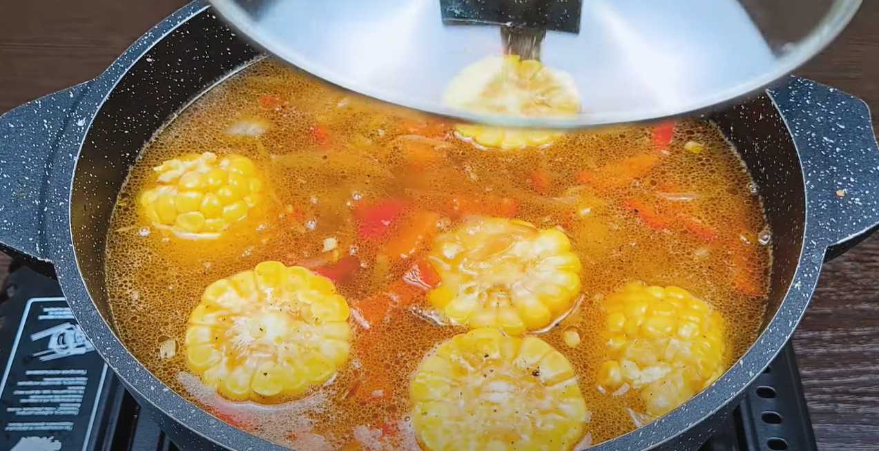 Суп с початками кукурузы-Шаг 10