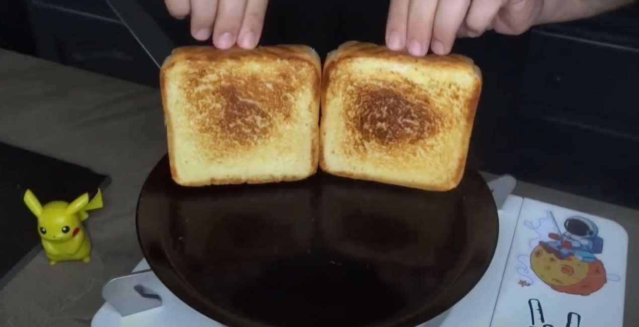 Классический сэндвич с джемом и арахисовой пастой-Шаг 4