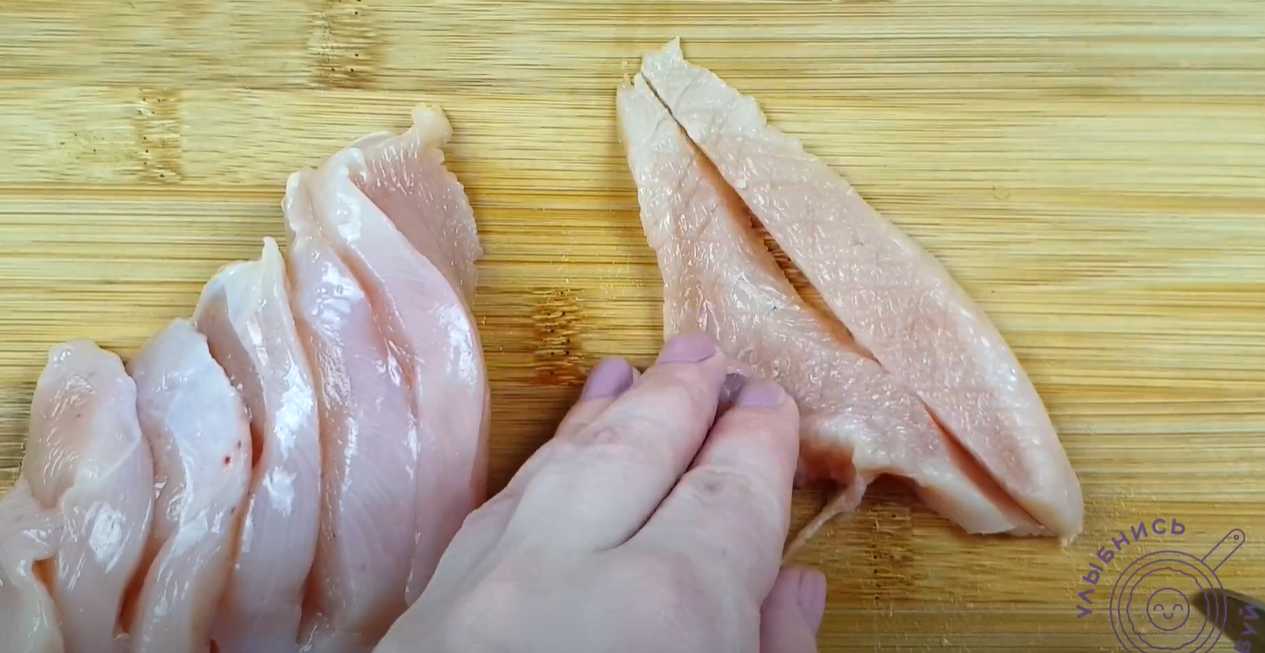 Курица в «белковом облаке»-Шаг 3
