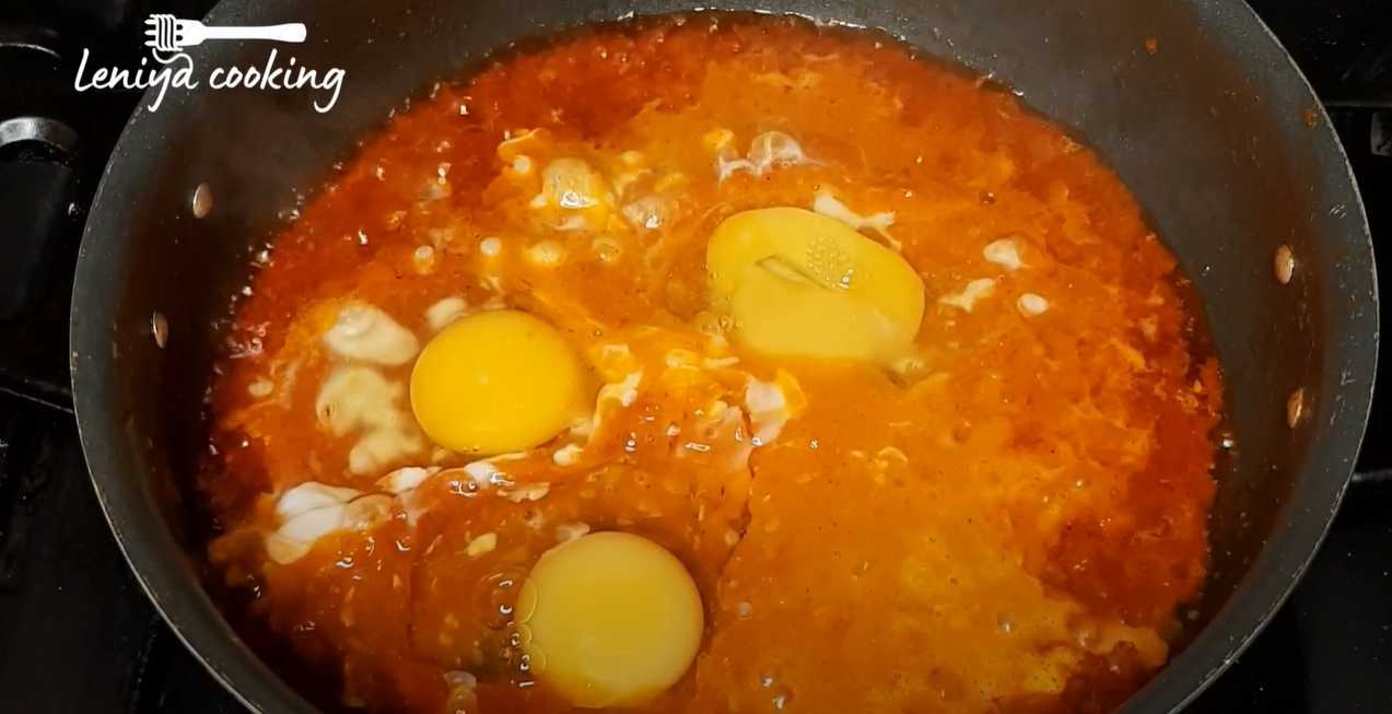 Персидский омлет с сырными лепешками-Шаг 13