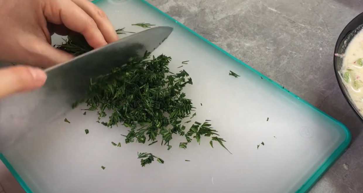Постная окрошка без мяса-Шаг 8