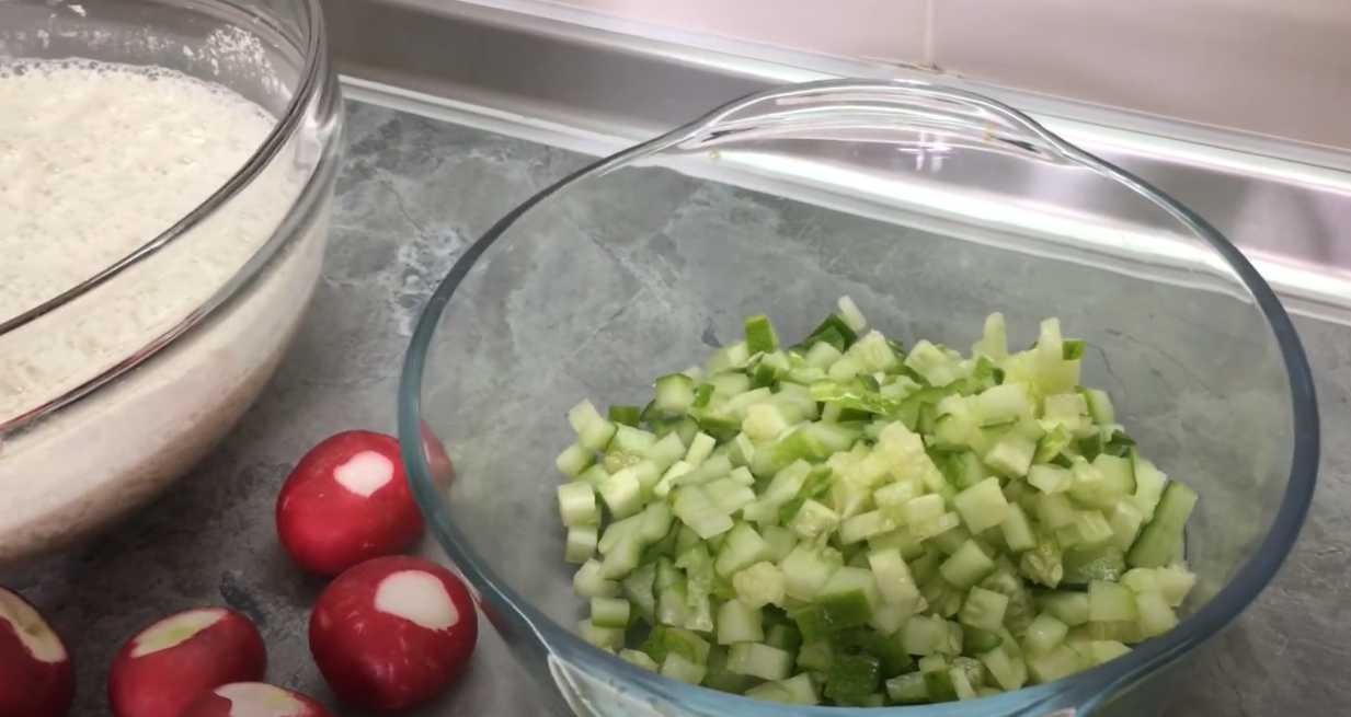 Постная окрошка без мяса-Шаг 2
