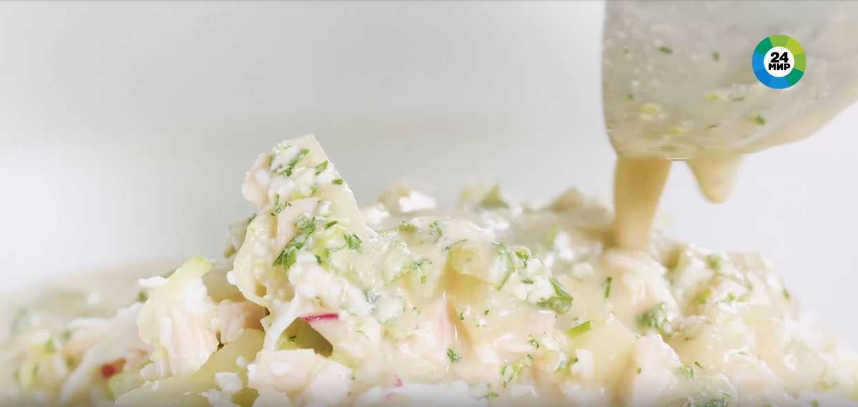 Окрошка с копченой курицей-Шаг 13