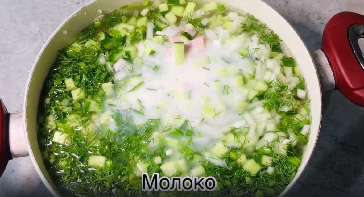 Окрошка на молоке-Шаг 8