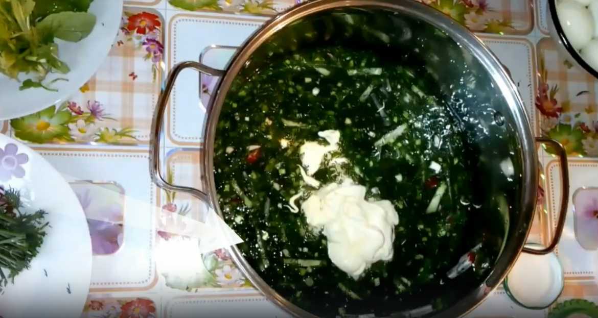 Окрошка на воде с майонезом и лимонной кислотой-Шаг 6