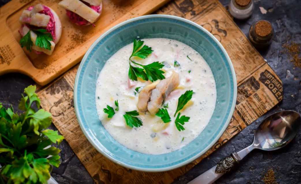 Окрошка с селедкой-Шаг 9