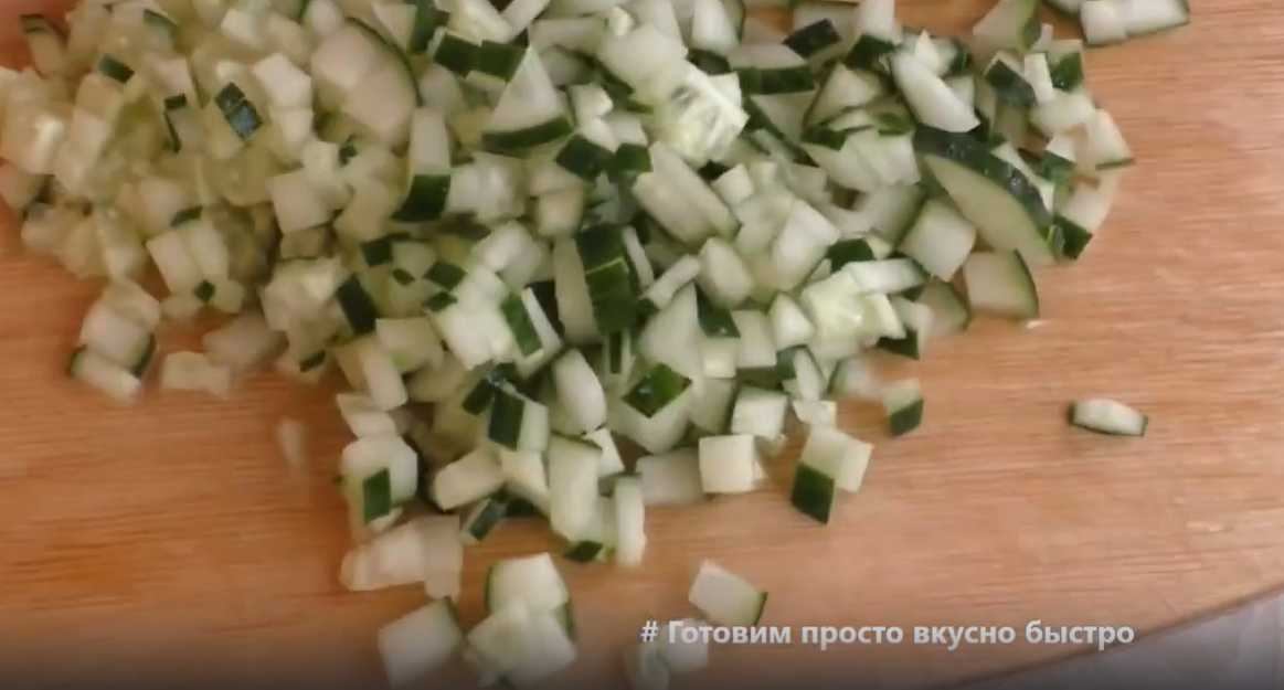 Окрошка на квасе с мясом-Шаг 4