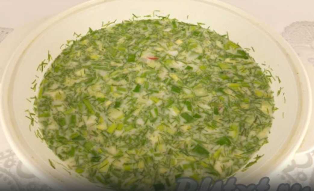 Окрошка на сыворотке с колбасой с редиской-Шаг 4
