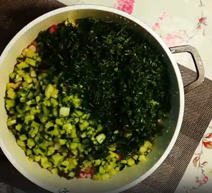 Окрошка с колбасой на воде с майонезом и уксусом-Шаг 3