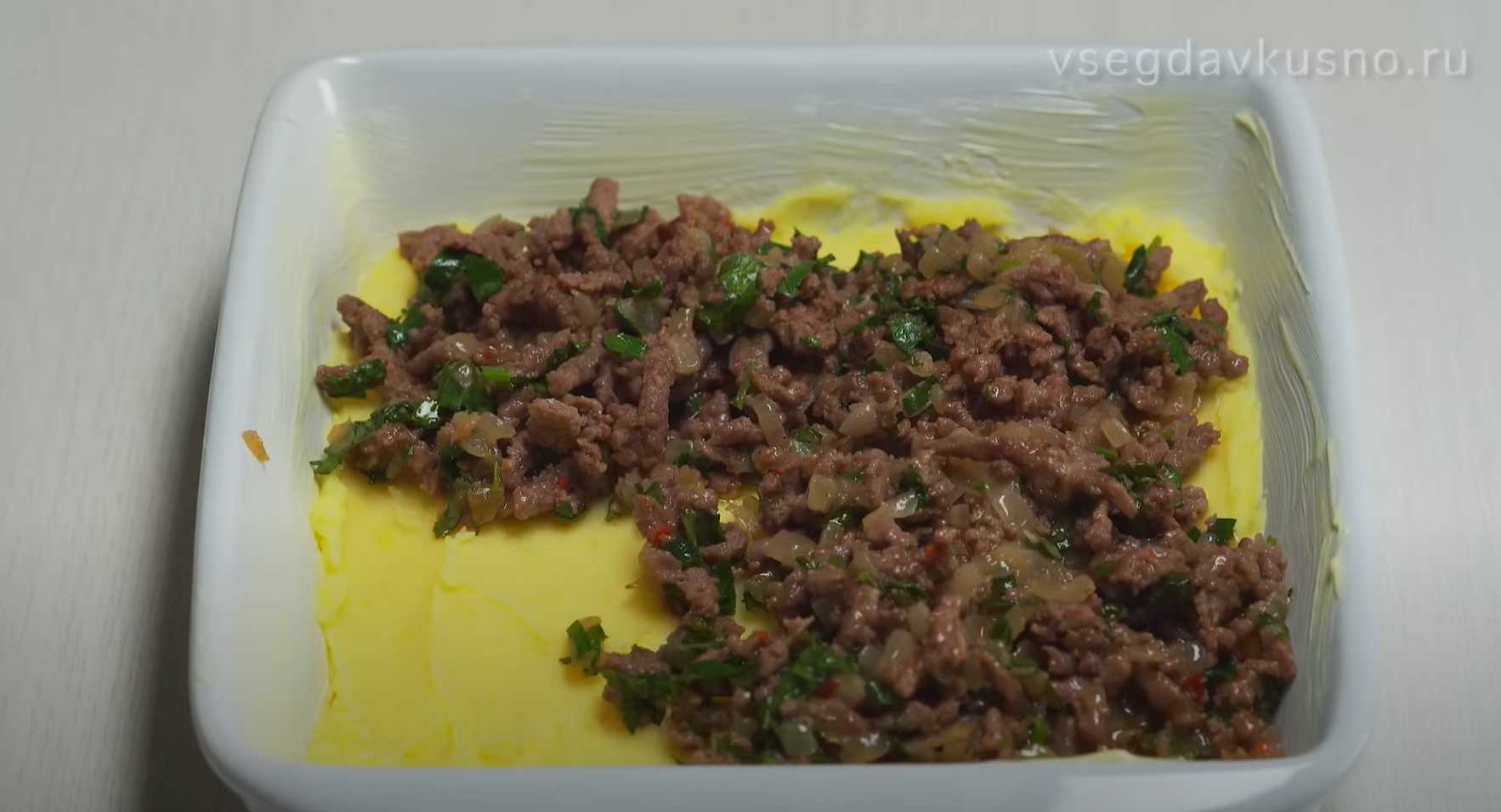 Картофельная запеканка с мясным фаршем-Шаг 11