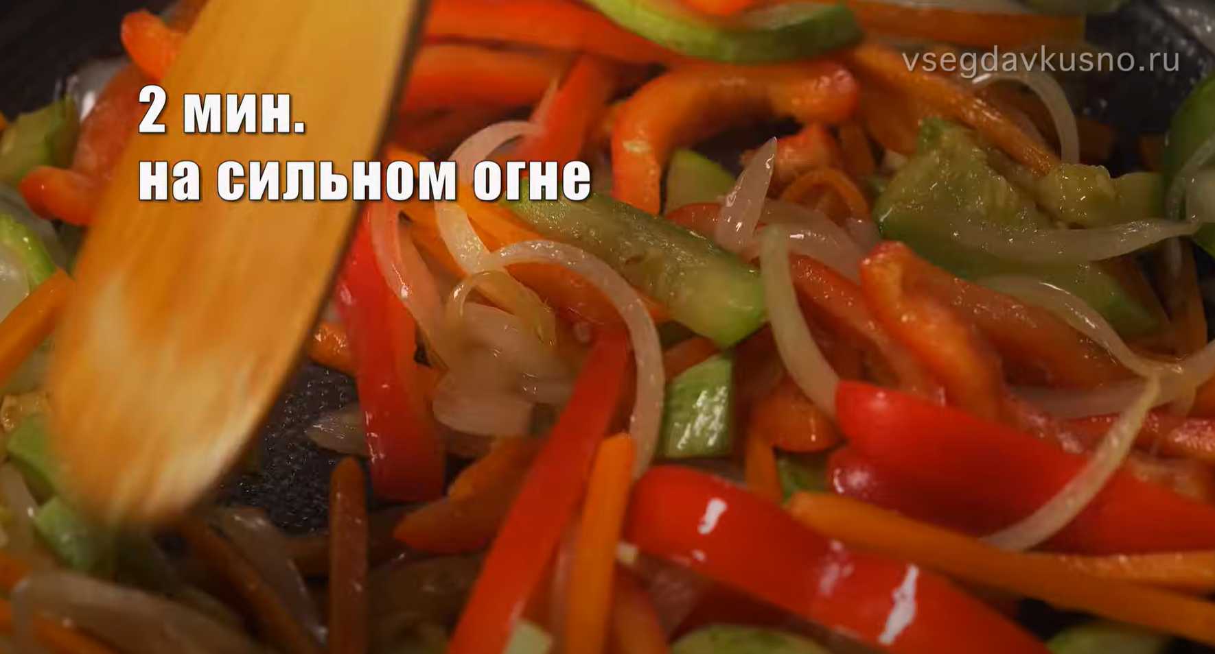 Соба с курицей и овощами-Шаг 10