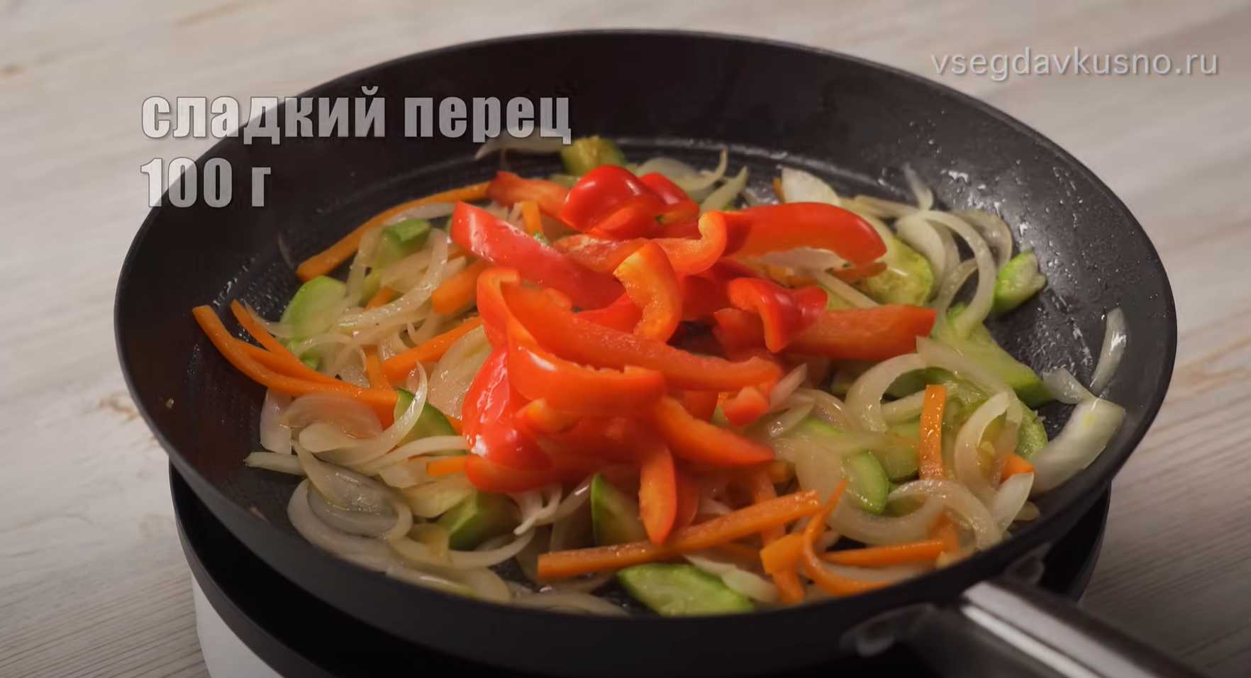 Соба с курицей и овощами-Шаг 9