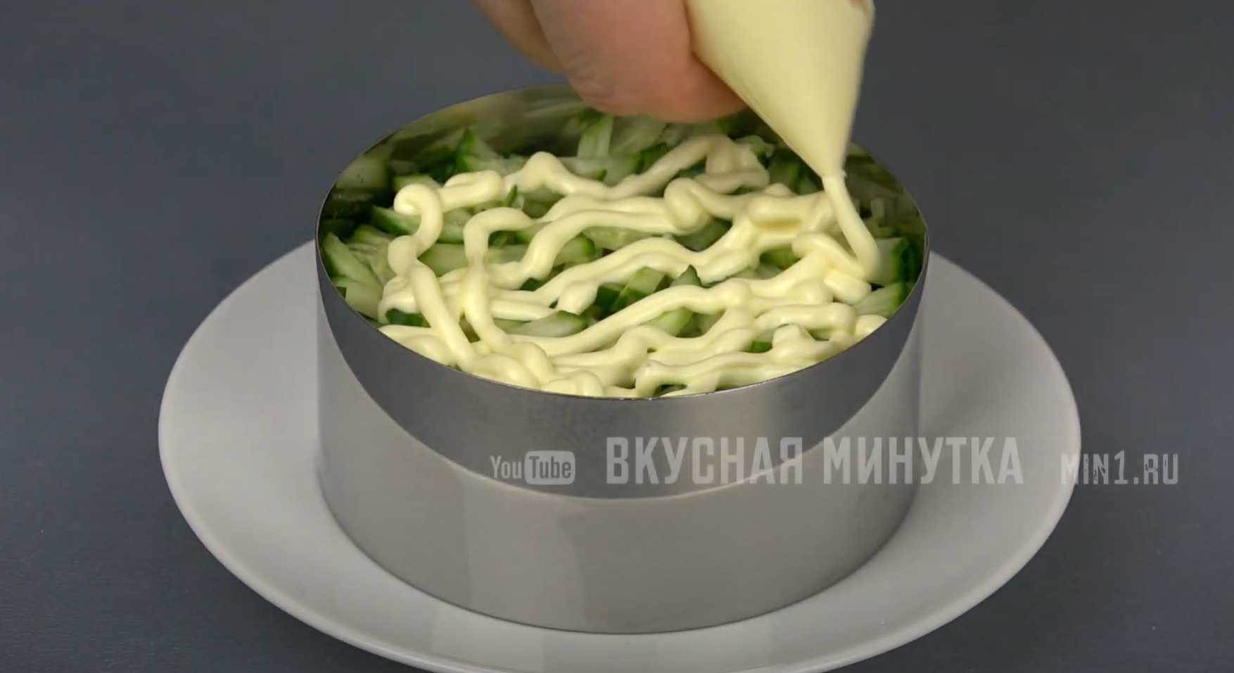 Слоеный салат с картофелем пай-Шаг 9