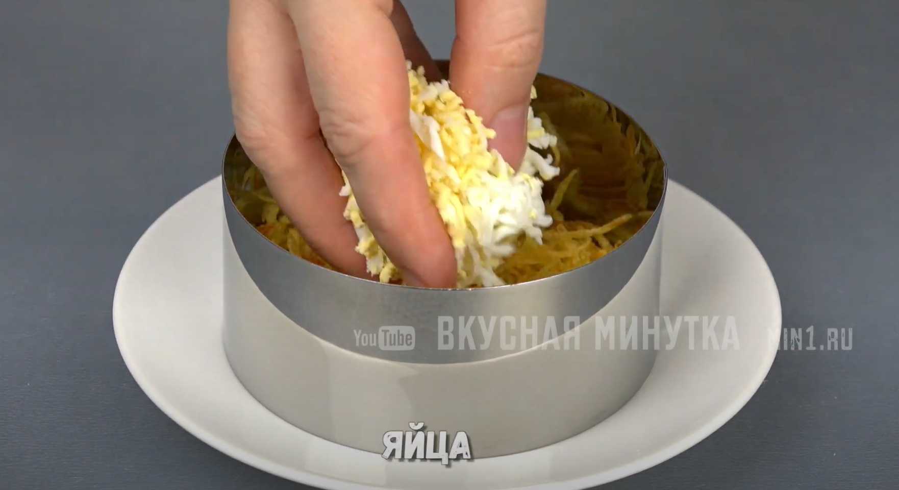 Слоеный салат с картофелем пай-Шаг 5