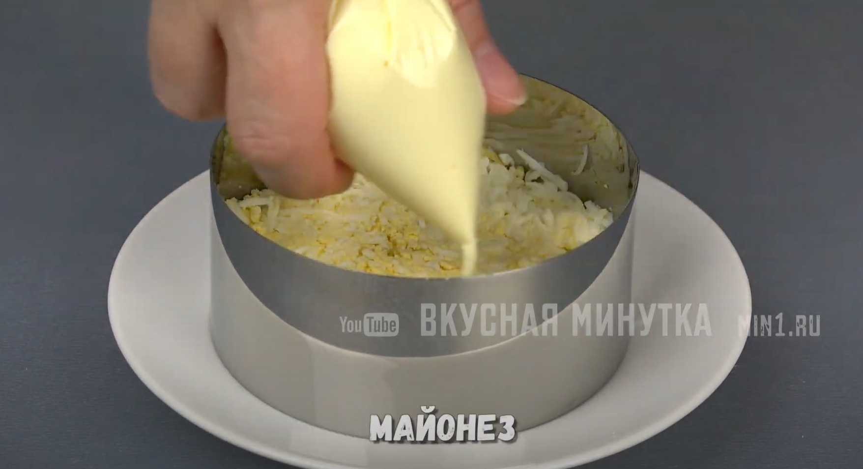 Слоеный салат с картофелем пай-Шаг 6