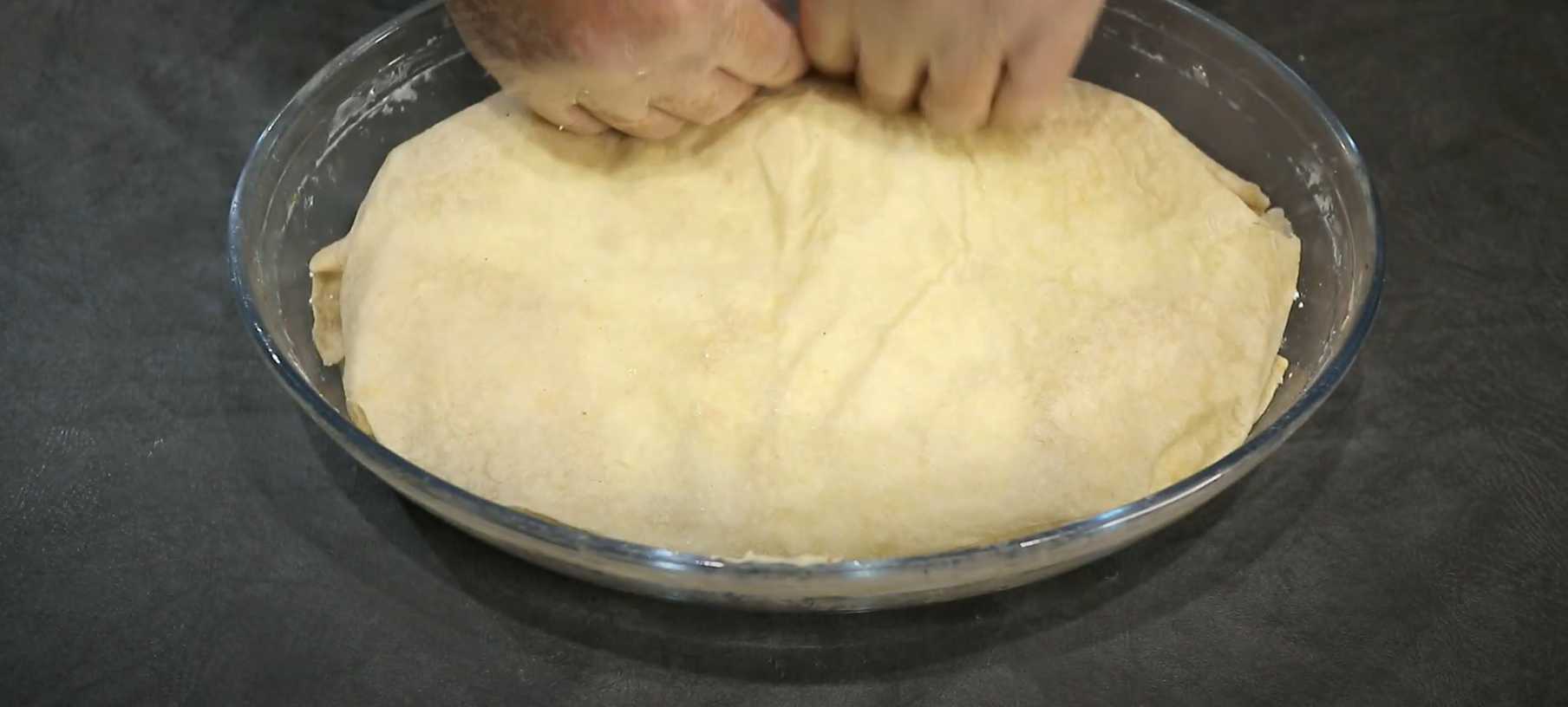 Ачма из лаваша с творогом и сыром-Шаг 8