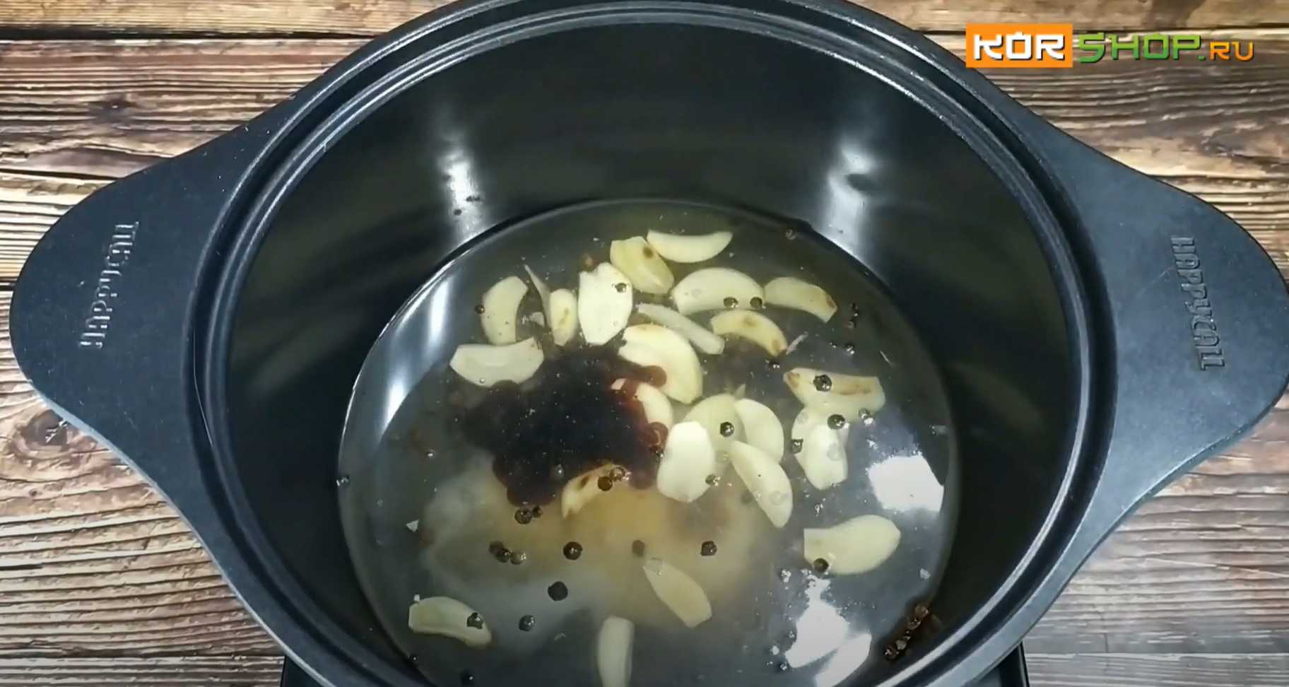Суп из свиных ребрышек Двэджи кальби тан-Шаг 4