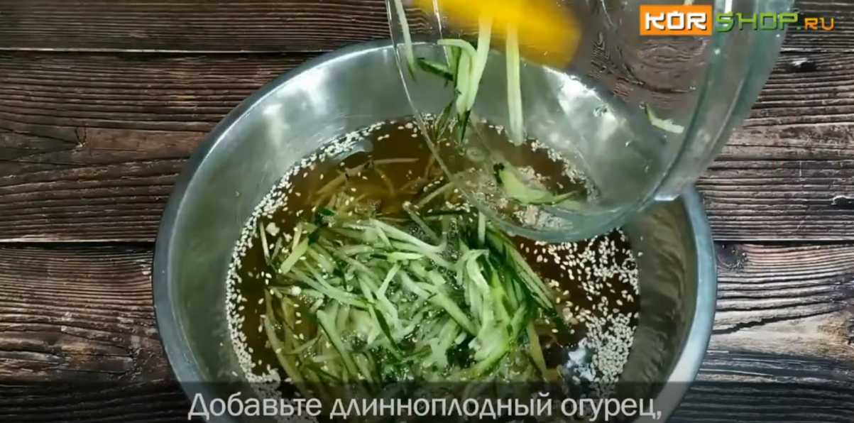 Холодный суп их огурцов Ои нэнгук-Шаг 5