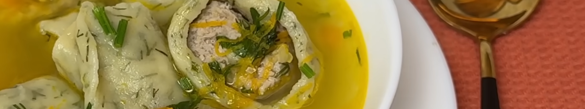 Немецкий суп со штрулями — Eda.Video