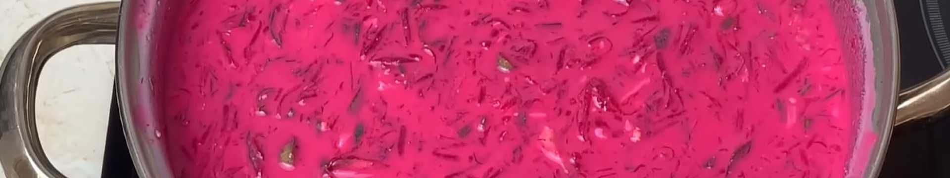 Окрошка со свеклой на кефире — Eda.Video