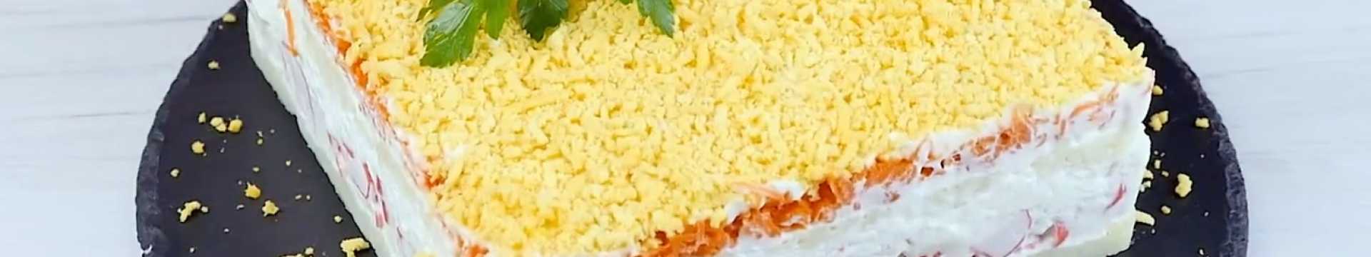 Крабовый салат с картошкой — Eda.Video