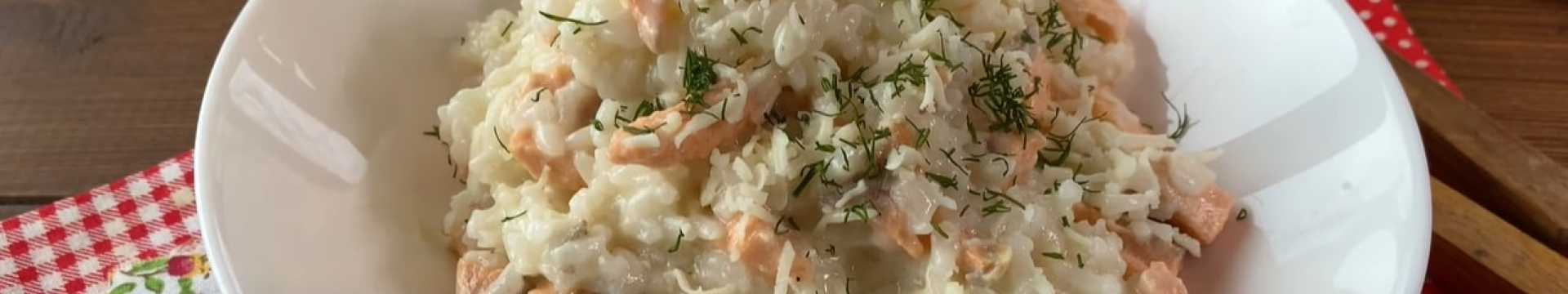 Ризотто с лососем — Eda.Video