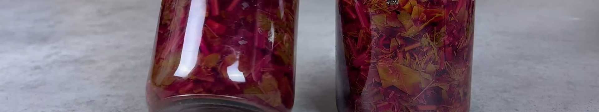 Маринованные листья свеклы — Eda.Video