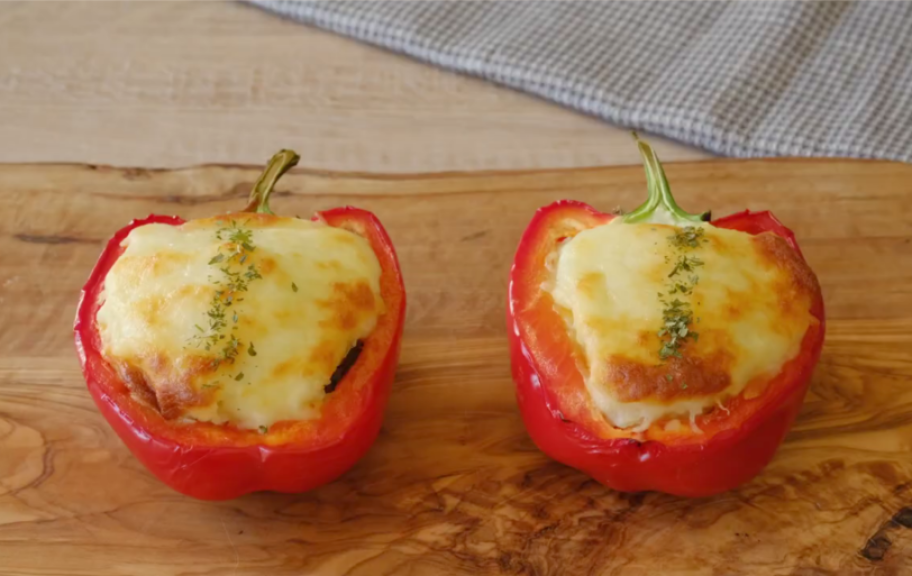 Новый рецепт: Перцы, фаршированные картофелем и грибами — Eda.Video