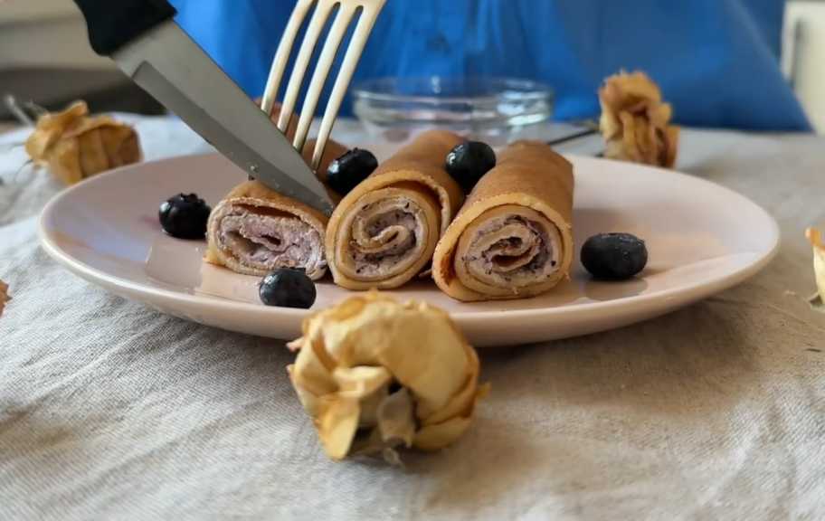 Новый рецепт: Блины на безлактозном молоке — Eda.Video