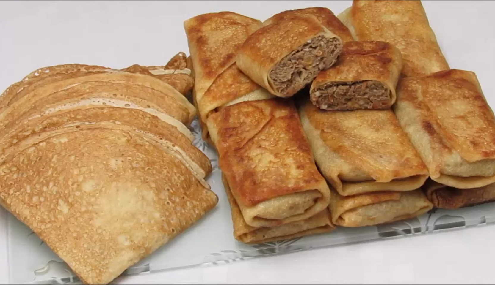 Изображение блюда: Блины с куриной печенью — Eda.Video