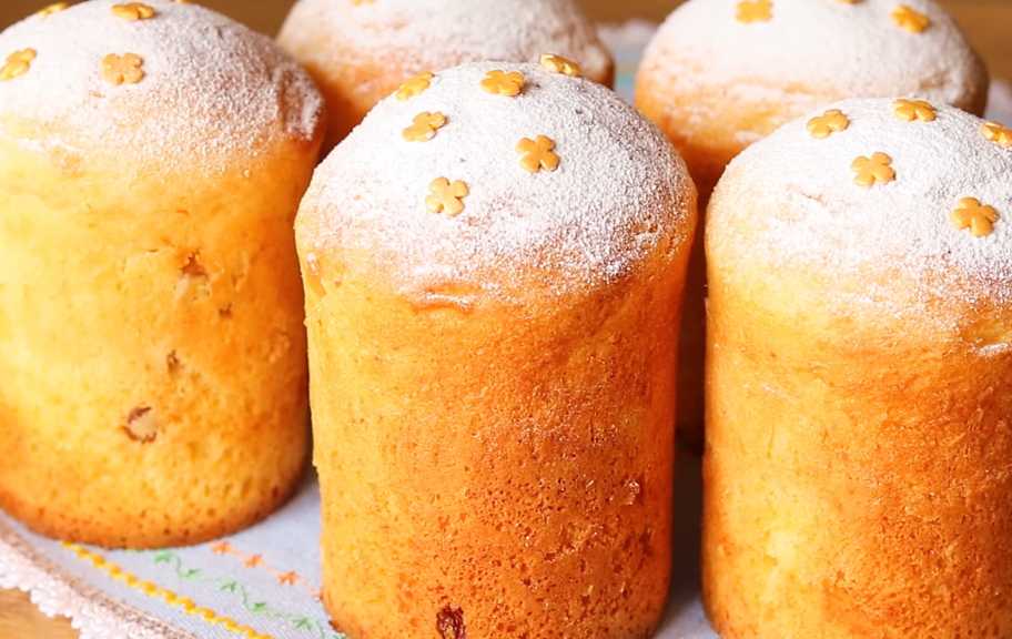 Новый рецепт: Кулич на кефире без дрожжей — Eda.Video